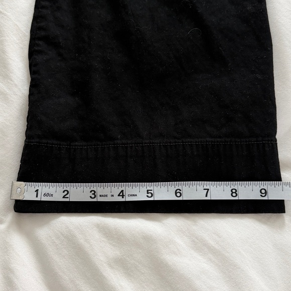 Maeve The Collette High Rise Cropped Wide Leg Pant Black 26 Anthropologie - Picture 13 of 16